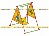 Качели К-1 предназначены для детей младшего и среднего возраста