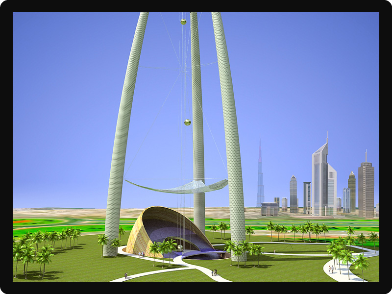 Конкурсный проект "Tall emblem structure Dubai"